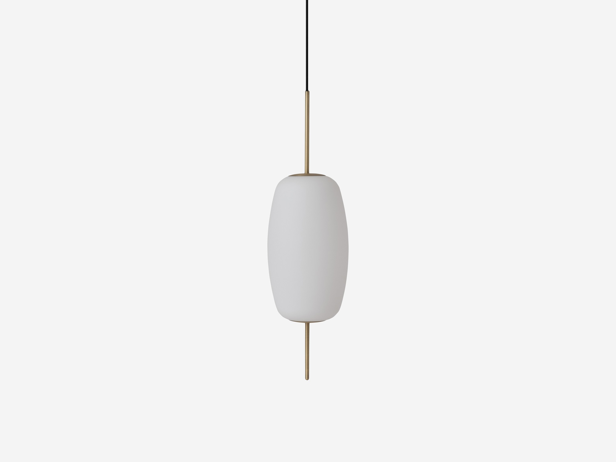 The large brass Silk kitchen pendant lamp